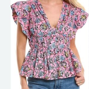 🌸10 Crosby Derek Lam🌸 BNWT
Floral peplum top